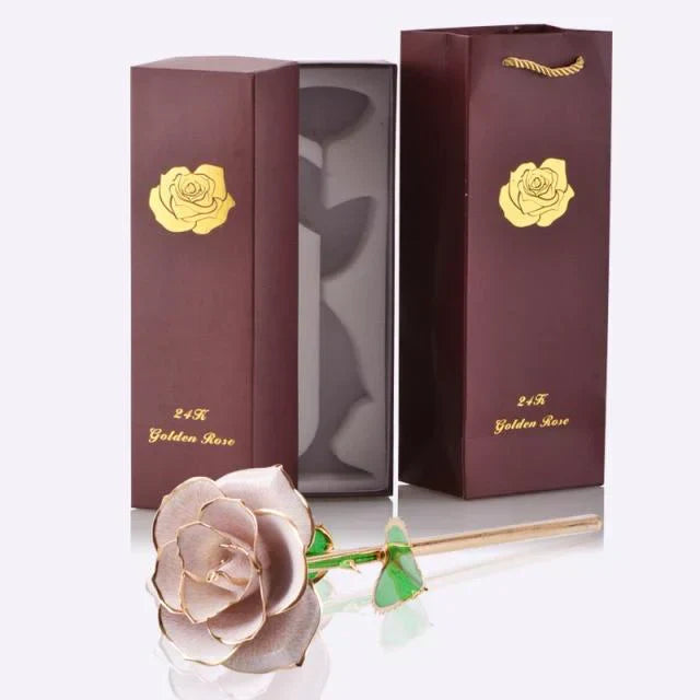 Vivolux | 24k Gold Getauchte Ewige Rose