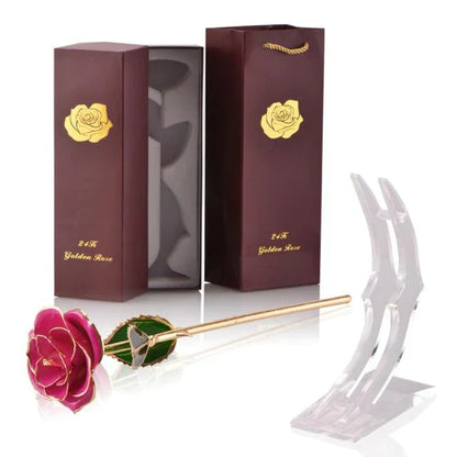 Vivolux | 24k Gold Getauchte Ewige Rose