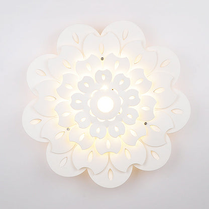 Vivolux | Kinderzimmer Blumen Wandleuchte Acryl Kinder Schön Weiß Augenfreundliche LED Wandleuchte