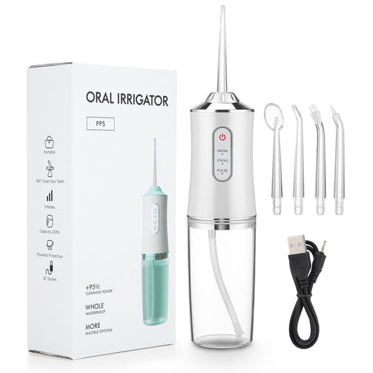 Vivolux | Wasserdichter Irrigator Dentalreiniger, kabelloser & wiederaufladbarer Wasserzahnseide