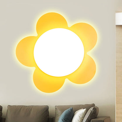 Vivolux | Helle Farbige Floral Wandlicht Moderne Stylische Acryl LED Wandleuchte für Kindergarten