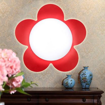 Vivolux | Helle Farbige Floral Wandlicht Moderne Stylische Acryl LED Wandleuchte für Kindergarten