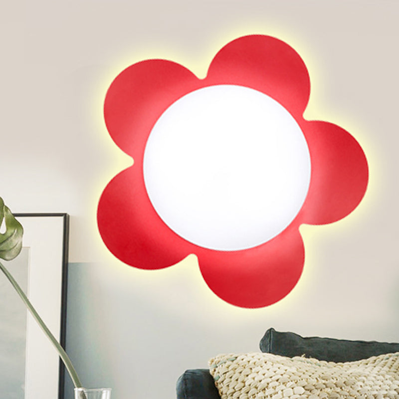 Vivolux | Helle Farbige Floral Wandlicht Moderne Stylische Acryl LED Wandleuchte für Kindergarten