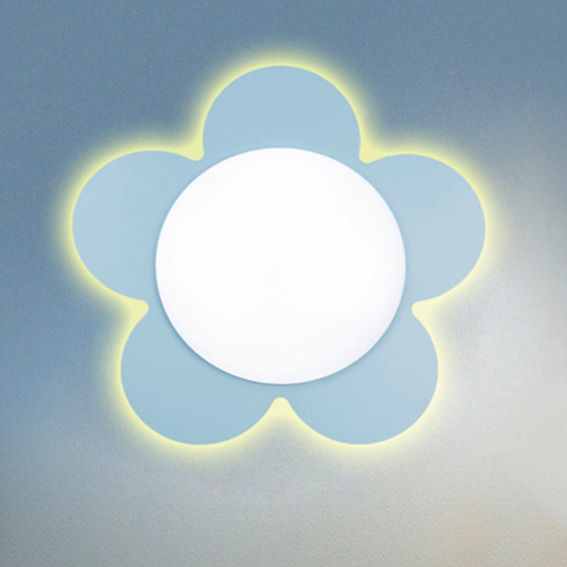 Vivolux | Helle Farbige Floral Wandlicht Moderne Stylische Acryl LED Wandleuchte für Kindergarten