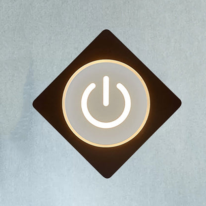 Vivolux | Acryl Rechteckige LED Wandlampe Arbeitszimmer Moderne Kreative Wandleuchte in Weiß