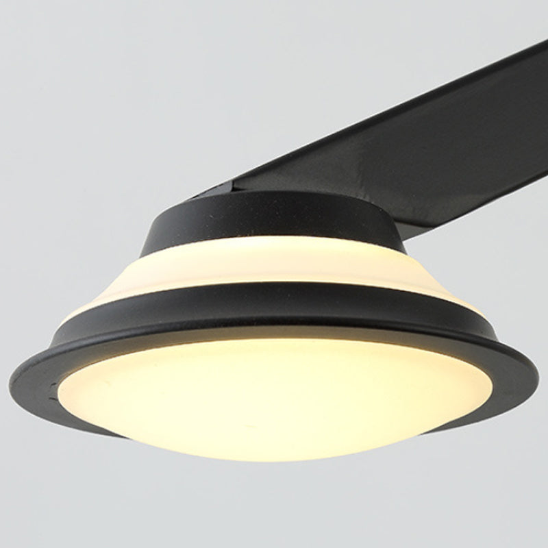 Vivolux | 2 Lichts Wandlamp Land V Vorm Metaal Wandlamp Lichtarmatuur in Zwart voor Woonkamer