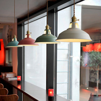 Vivolux | Industrielle Retro Hängelampe Metall 1-Licht | Vintage Hängelampe Für Restaurant & Esszimmer | E27 LED geeignet
