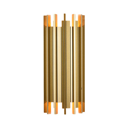 Vivolux | 2 Lampen Cilindrische Wandlamp Hedendaagse Gouden Afwerking IJzeren Wandverlichting, 19.5"/31.5" H