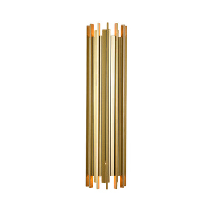 Vivolux | 2 Lampen Cilindrische Wandlamp Hedendaagse Gouden Afwerking IJzeren Wandverlichting, 19.5"/31.5" H