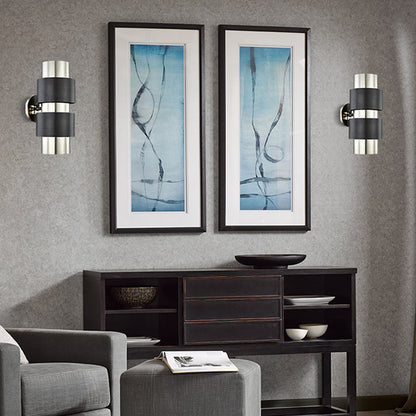 Vivolux | Zilindrische slaapkamer wandlamp kolonialisme metaal enkele licht goud/zilver wandverlichting sconce