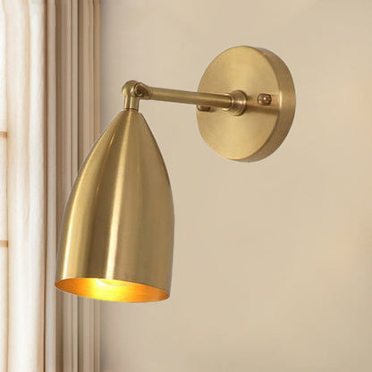 Vivolux | 4"/7.5"/12" W 1 Bulb Wandlamp Moderne Stijl Tapered/Drum/Oval Messing Binnen Wandgemonteerde Verlichting in Goud