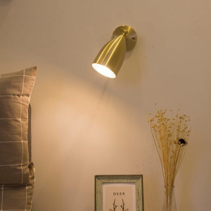 Vivolux | 4"/7.5"/12" W 1 Bulb Wandlamp Moderne Stijl Tapered/Drum/Oval Messing Binnen Wandgemonteerde Verlichting in Goud