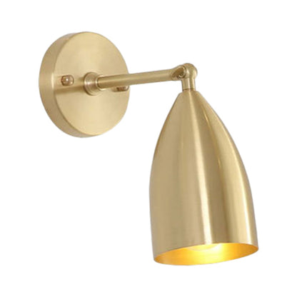 Vivolux | 4"/7.5"/12" W 1 Bulb Wandlamp Moderne Stijl Tapered/Drum/Oval Messing Binnen Wandgemonteerde Verlichting in Goud