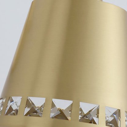 Vivolux | 4"/7.5"/12" W 1 Bulb Wandlamp Moderne Stijl Tapered/Drum/Oval Messing Binnen Wandgemonteerde Verlichting in Goud