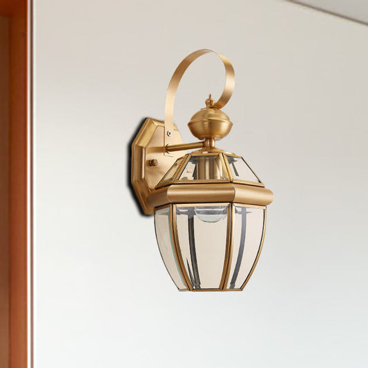 Vivolux | Traditionele Urn Wandlamp Metaal 1 Lamp Muur Bevestigde Verlichting in Messing voor Eetkamer