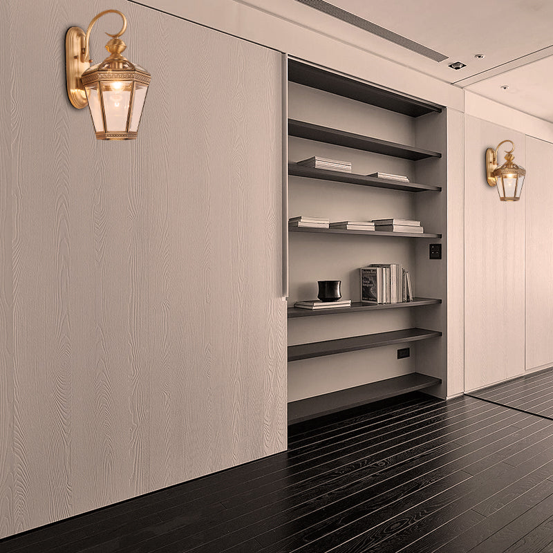 Vivolux | 6"/7.5" Breite Konische Wandleuchte Traditionäres Metall 1 Kopf Messing Wandlampe Leuchte für Wohnzimmer