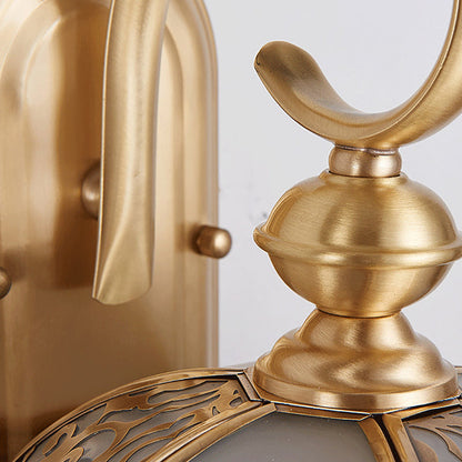 Vivolux | 6"/7.5" Breite Konische Wandleuchte Traditionäres Metall 1 Kopf Messing Wandlampe Leuchte für Wohnzimmer