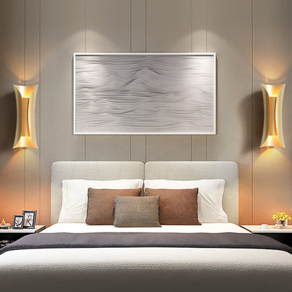 Vivolux | 13"/21"/30" H 2 Köpfe Wandleuchte Sconce Einfachheit Geformte Metall Wandmontage Lampe, Messing/Gold/Naturholz-Finish