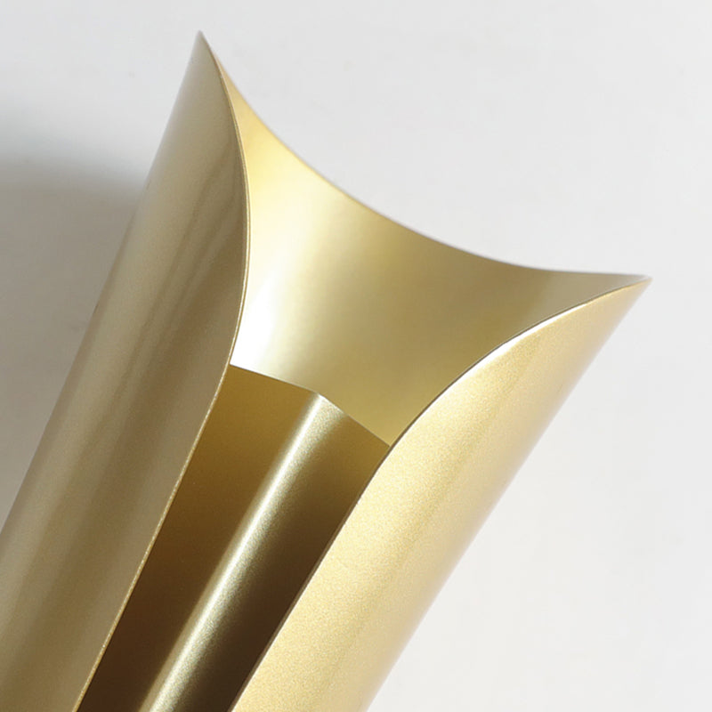 Vivolux | 13"/21"/30" H 2 Köpfe Wandleuchte Sconce Einfachheit Geformte Metall Wandmontage Lampe, Messing/Gold/Naturholz-Finish