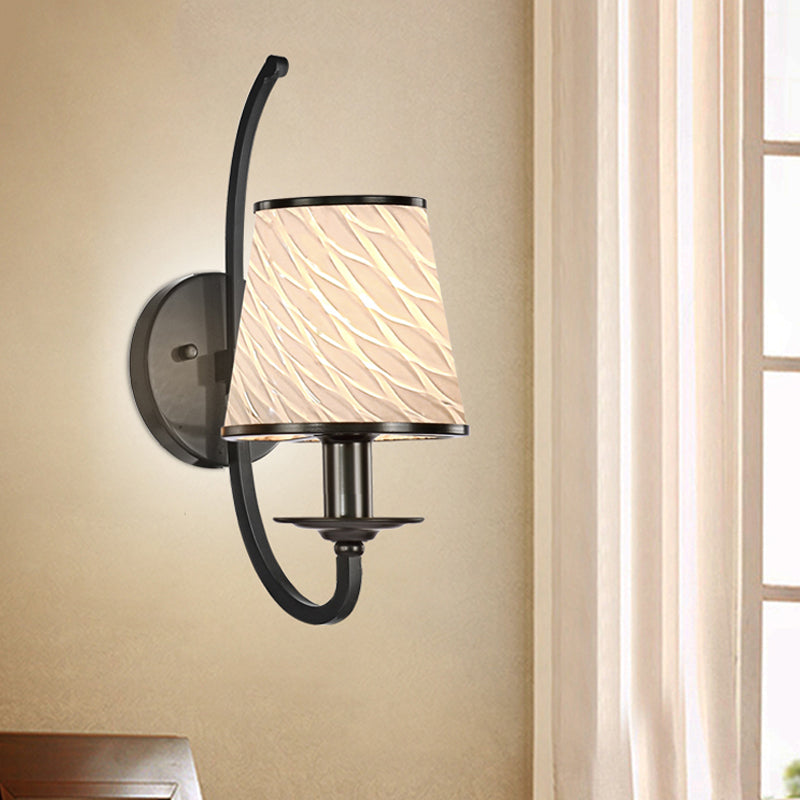 Vivolux | 1 Kopf Wandbeleuchtung mit Kegel-Schirm Beige/Blautürkis/Grün Glas Zeitgenössischer Stil Flur Wandleuchte