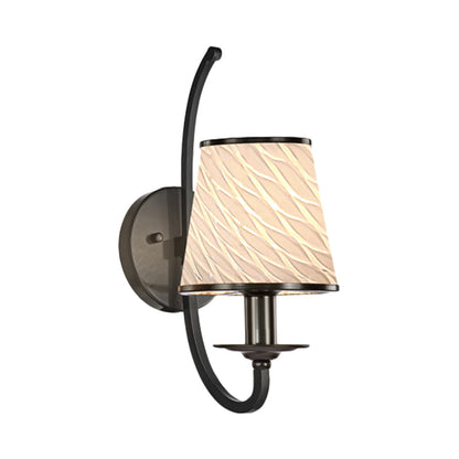 Vivolux | 1 Kopf Wandbeleuchtung mit Kegel-Schirm Beige/Blautürkis/Grün Glas Zeitgenössischer Stil Flur Wandleuchte