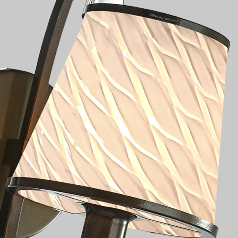 Vivolux | 1 Kopf Wandbeleuchtung mit Kegel-Schirm Beige/Blautürkis/Grün Glas Zeitgenössischer Stil Flur Wandleuchte