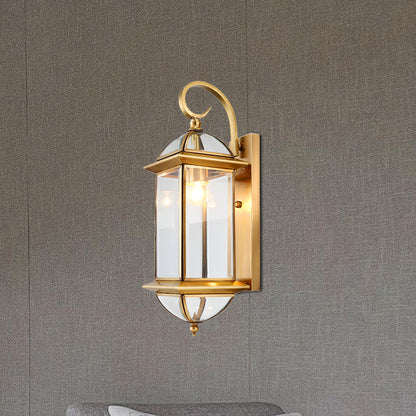 Vivolux | 1 Glühbirne Metall Wand Sconce Traditionelle Gold Kurvige Arm Wohnzimmer Wandlicht Leuchte