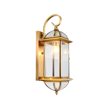 Vivolux | 1 Glühbirne Metall Wand Sconce Traditionelle Gold Kurvige Arm Wohnzimmer Wandlicht Leuchte