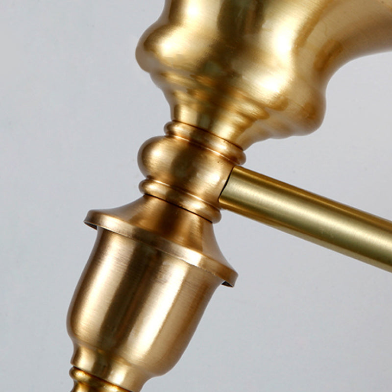 Vivolux | Frosted Glass Conical Wandlamp Vintage Stijl 1/2-Kop Binnenwandverlichting in Messing