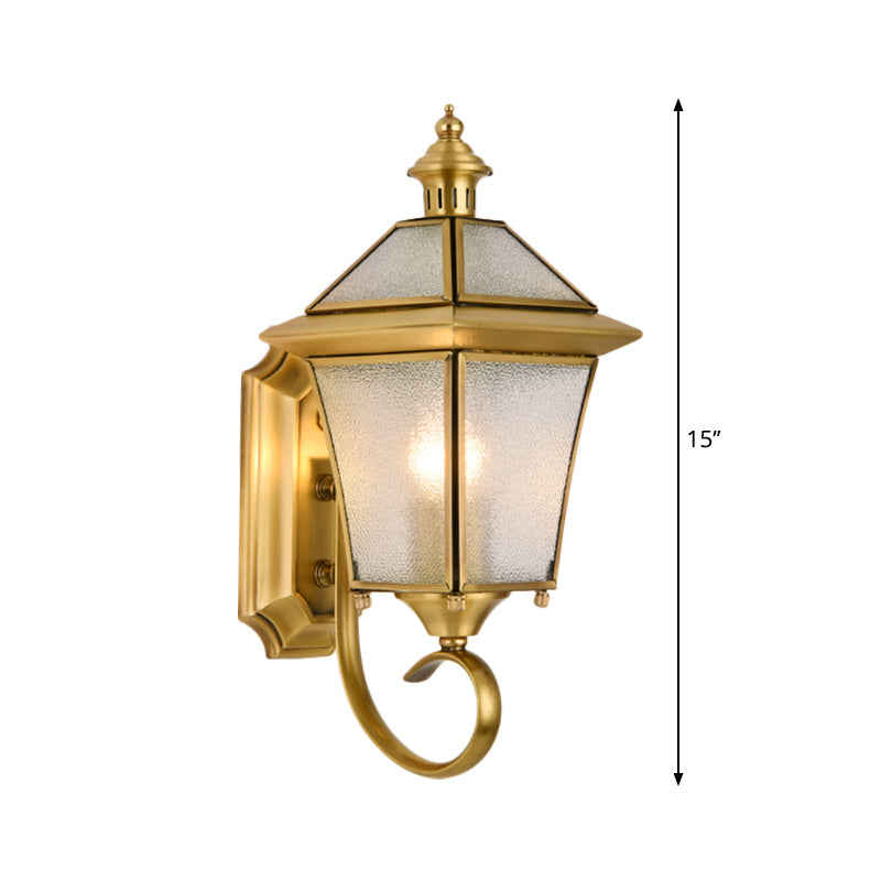 Vivolux | Vogelkooi Metalen Wandlamp Traditioneel 1 Lamp 14"/15" H Messing Entree Wand Gemonteerde Verlichtingsarmatuur