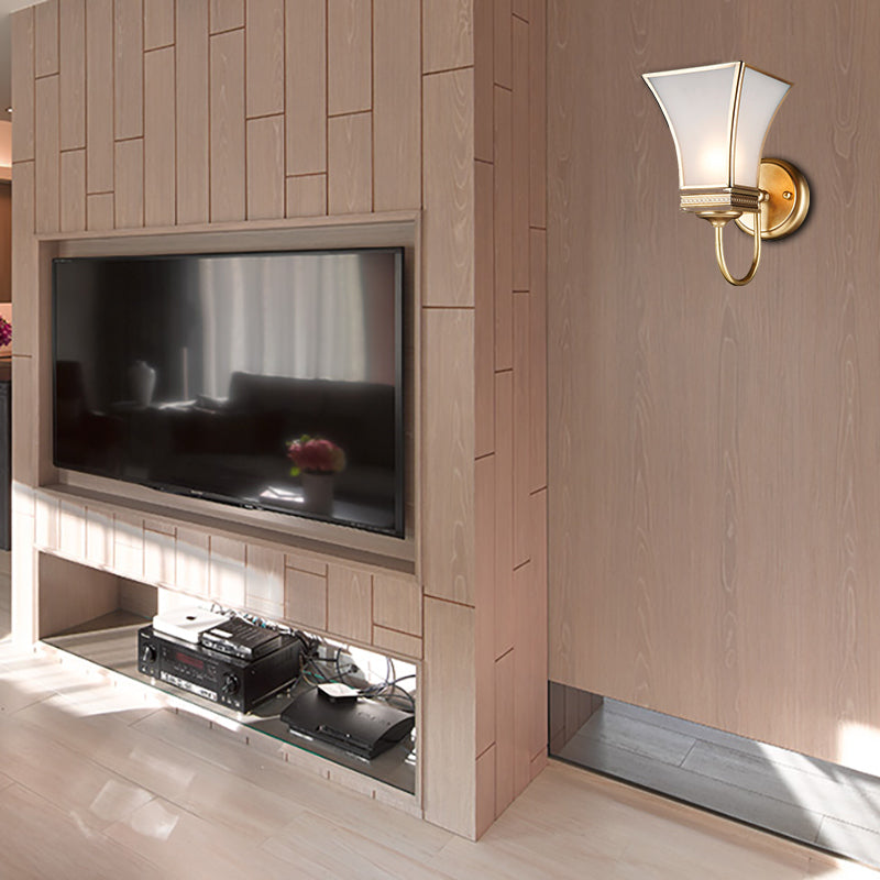 Vivolux | Bell Metall Wandleuchte Traditionell 1/2 Lampen Messing Wohnzimmer Wandbeleuchtung Fixture