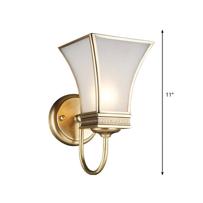 Vivolux | Bell Metall Wandleuchte Traditionell 1/2 Lampen Messing Wohnzimmer Wandbeleuchtung Fixture
