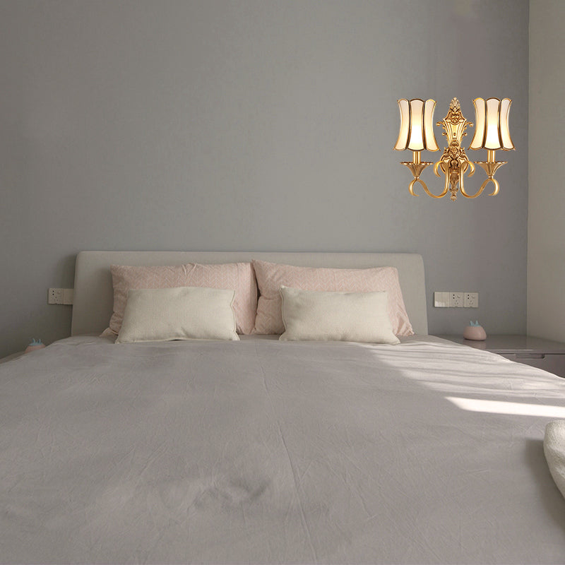 Vivolux | 1/2 lampen wandschilder traditionelle messing gebogene metall wandlicht einrichtung für wohnzimmer