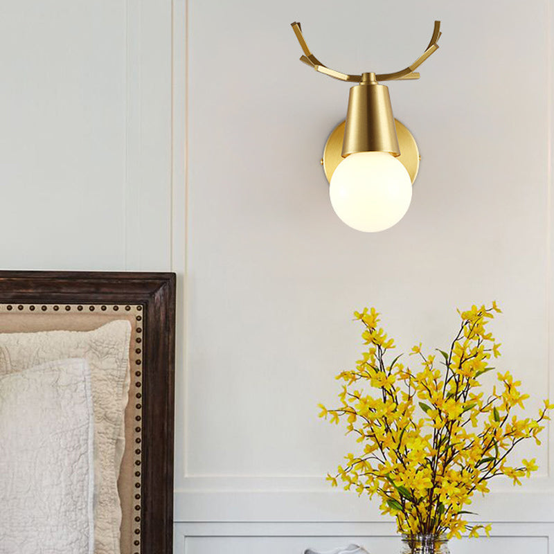 Vivolux | Traditionalisme Global Vanity Wandlamp 1/2/3-Kop Metaal Wandlamp in Messing voor Badkamer