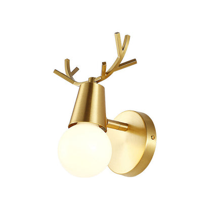 Vivolux | Traditionalisme Global Vanity Wandlamp 1/2/3-Kop Metaal Wandlamp in Messing voor Badkamer