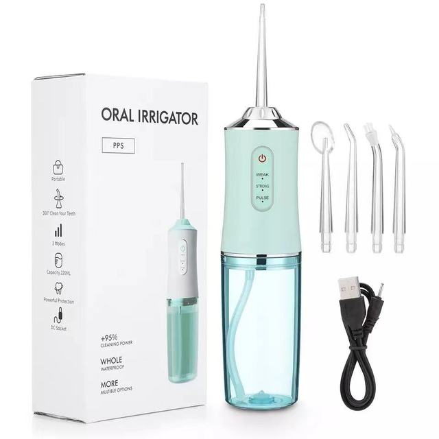 Vivolux | Wasserdichter Irrigator Dentalreiniger, kabelloser & wiederaufladbarer Wasserzahnseide