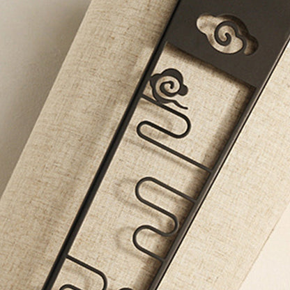 Vivolux | Schwarz Cloud/Trellis/Linear Wandbeleuchtung Traditionelle 1 Licht Flur Wandleuchte mit Zylinder Schirm