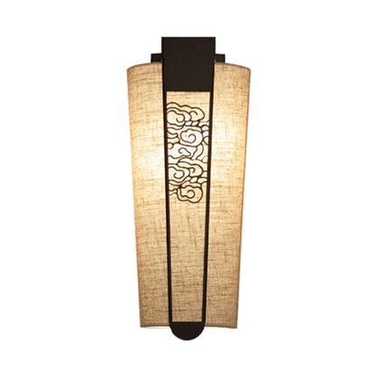 Vivolux | Schwarz Cloud/Trellis/Linear Wandbeleuchtung Traditionelle 1 Licht Flur Wandleuchte mit Zylinder Schirm