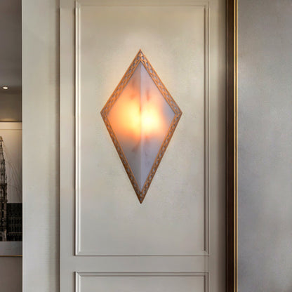 Vivolux | 16"/19" H Paneel Plastic Wandmontage Verlichting Traditionele 1 Licht Woonkamer Opbouwlamp in Wit