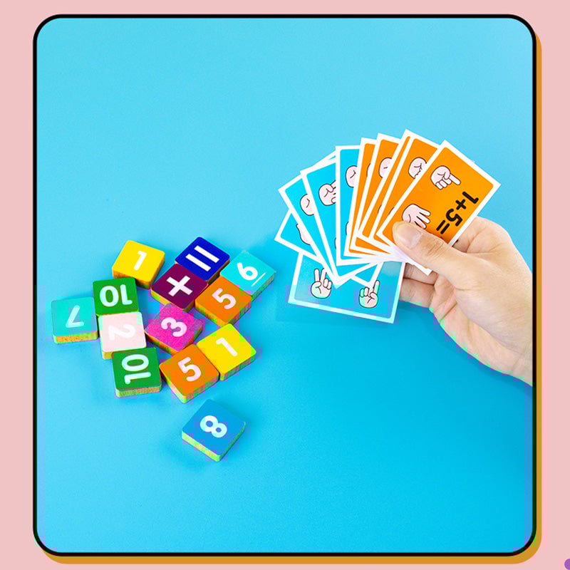 Vivolux | 1 Set Fingerzählen-Mathematik Montessori-Spielzeuge