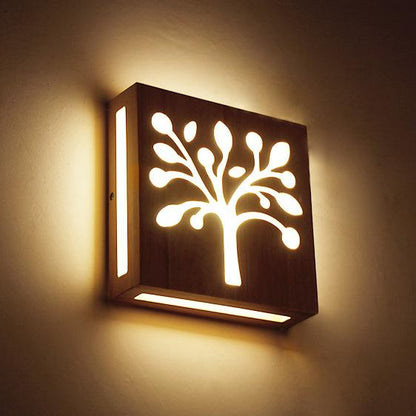 Vivolux | Wandlampe - WoodGlow - Elegante LED - Essenz des Lebens im Freien drinnen