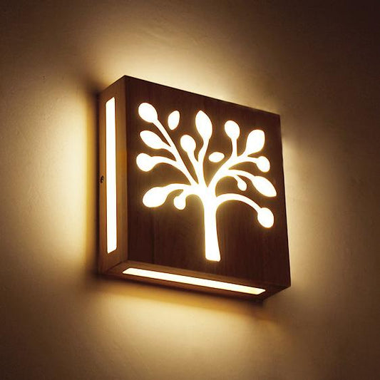 Vivolux | Wandlampe - WoodGlow - Elegante LED - Essenz des Lebens im Freien drinnen