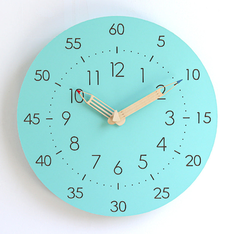 Vivolux | Lernzeit Kinderzimmer Stille Wanduhr