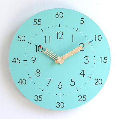 Vivolux | Lernzeit Kinderzimmer Stille Wanduhr