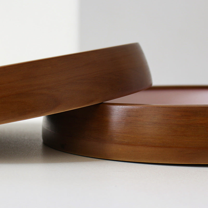 Vivolux | Natürliche Holzrunde stille Wanduhr Deco Clock