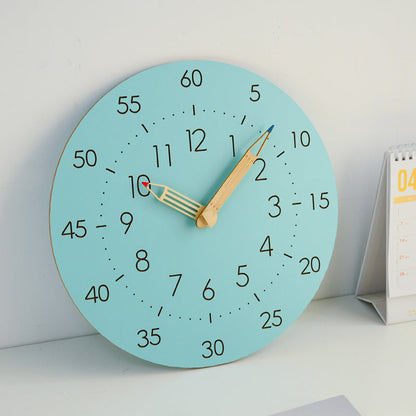 Vivolux | Lernzeit Kinderzimmer Stille Wanduhr