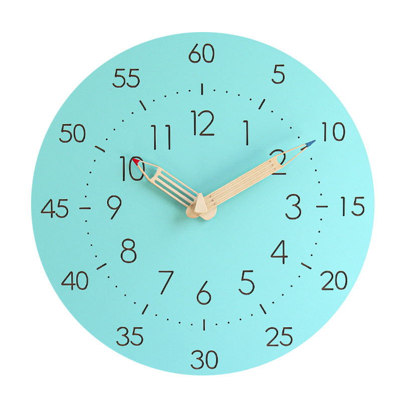Vivolux | Lernzeit Kinderzimmer Stille Wanduhr