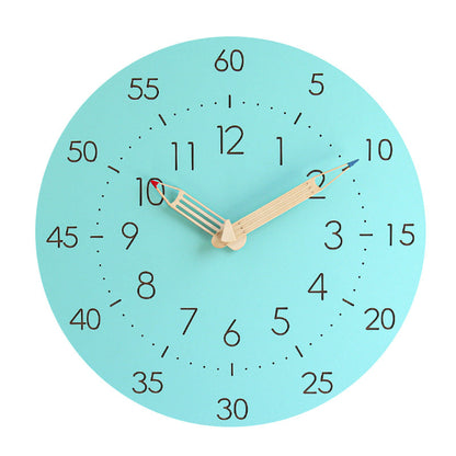 Vivolux | Lernzeit Kinderzimmer Stille Wanduhr