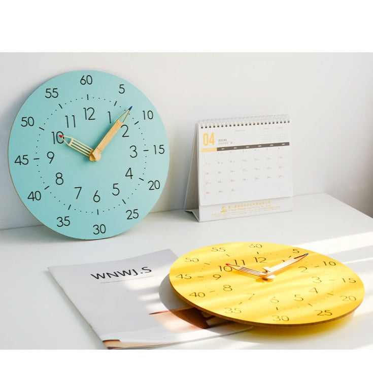 Vivolux | Lernzeit Kinderzimmer Stille Wanduhr