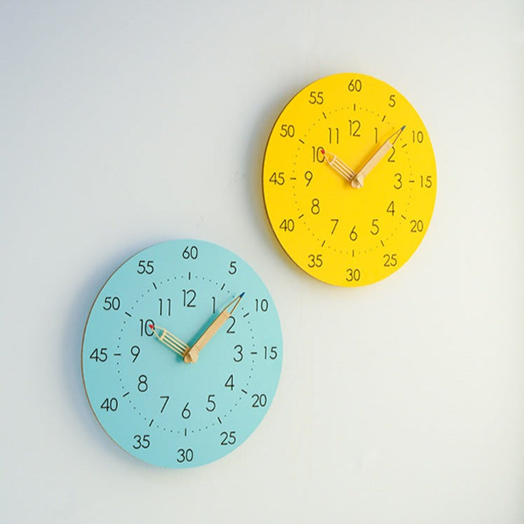 Vivolux | Lernzeit Kinderzimmer Stille Wanduhr